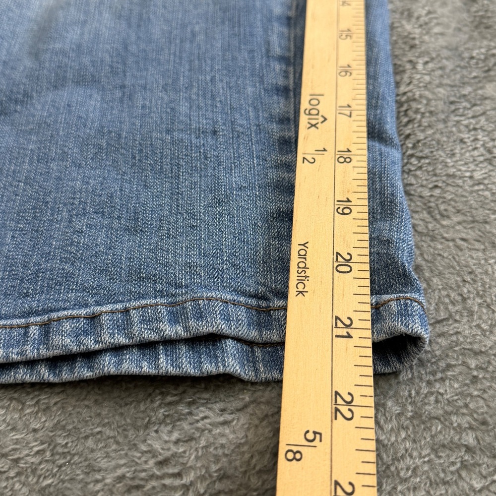Chaps Womens 18W Denim Capri Jeans Blue Stretch Cropped Pants‎ Light Wash 158 - Picture 7 of 8
